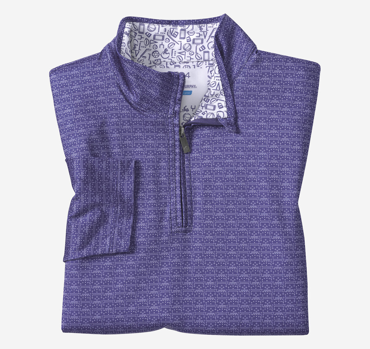 Game Day XC4&reg; Plays Print Quarter-Zip image number null