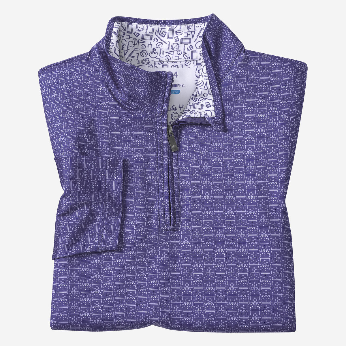 Game Day XC4® Plays Print Quarter-Zip image number null