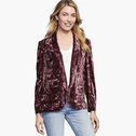 Crushed Velvet Blazer image number null