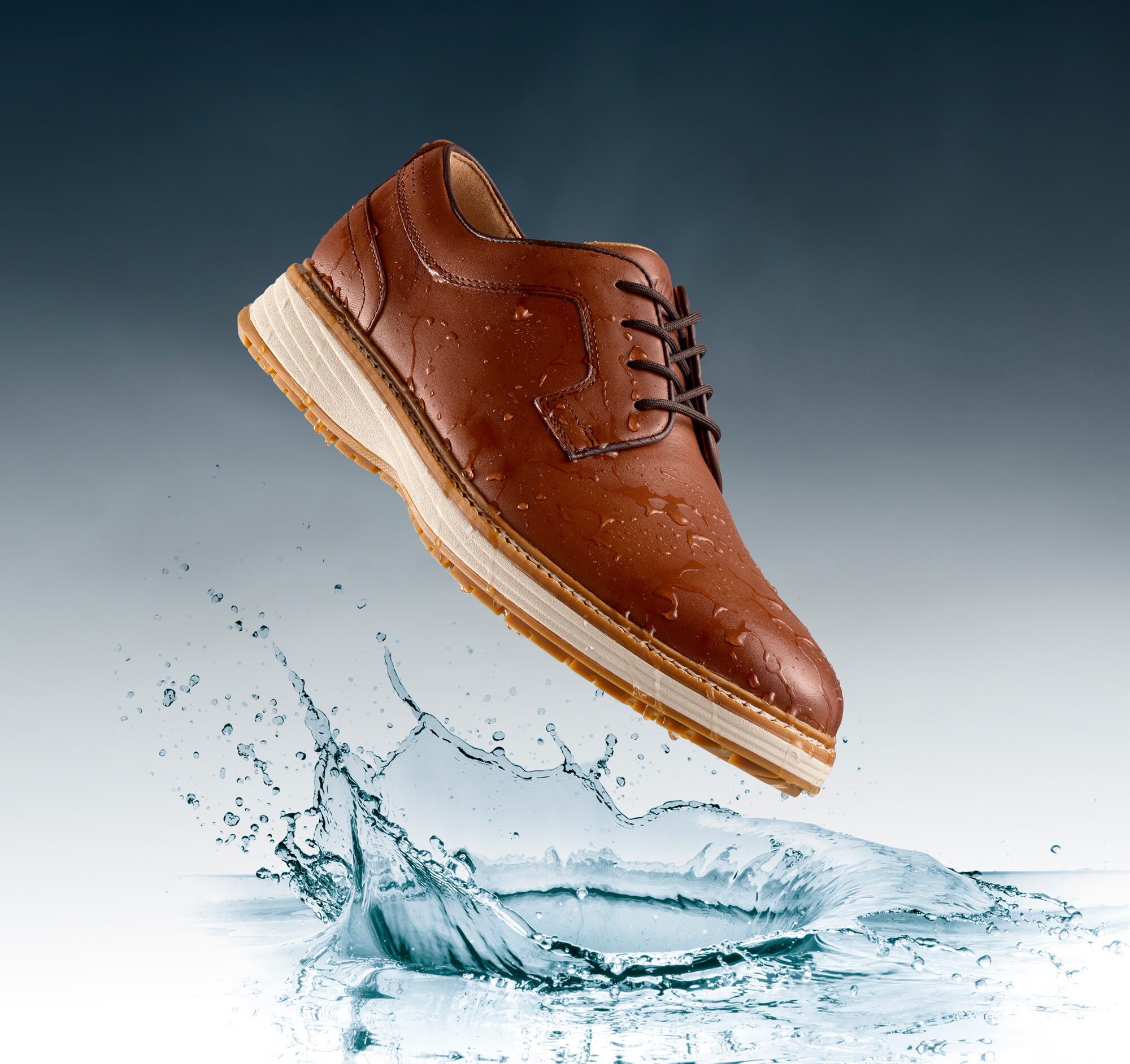 Men's Upton GL1 Luxe Hybrid in Tan Waterproof Full Grain