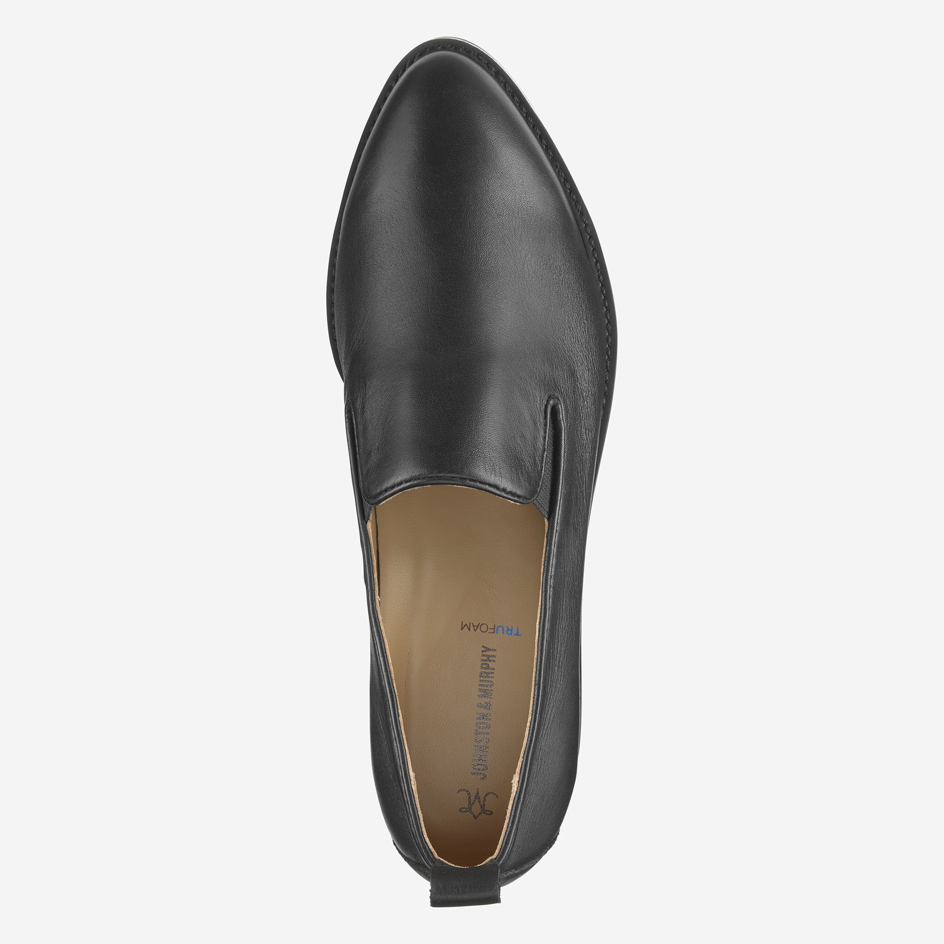 Johnston & Murphy Black Leather Loafers Sleek Slip-Ons Men main image 3