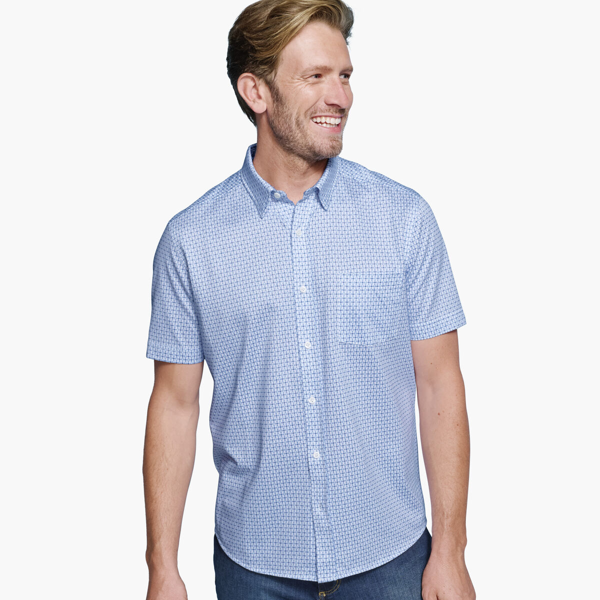 XC Flex® Short-Sleeve Birdseye Shirt image number null