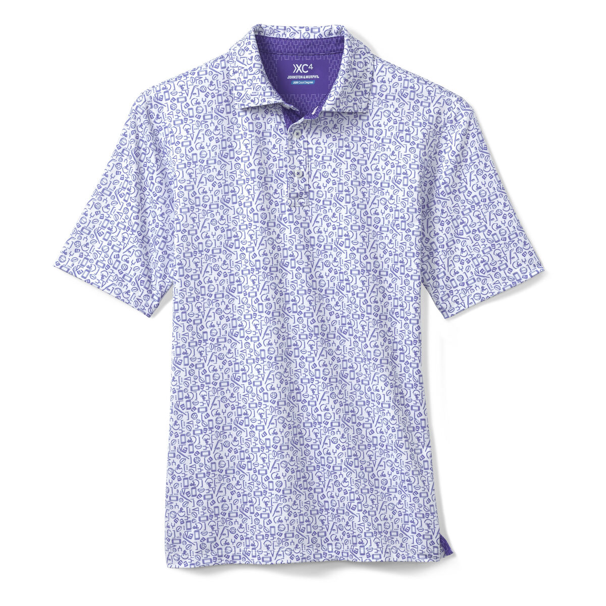 Game Day XC4® Multi-Sport Print Polo image number null