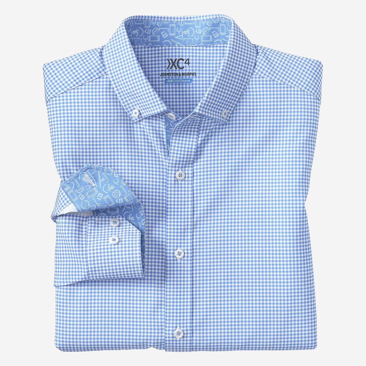 Game Day XC4® Long-Sleeve Gingham Shirt image number null