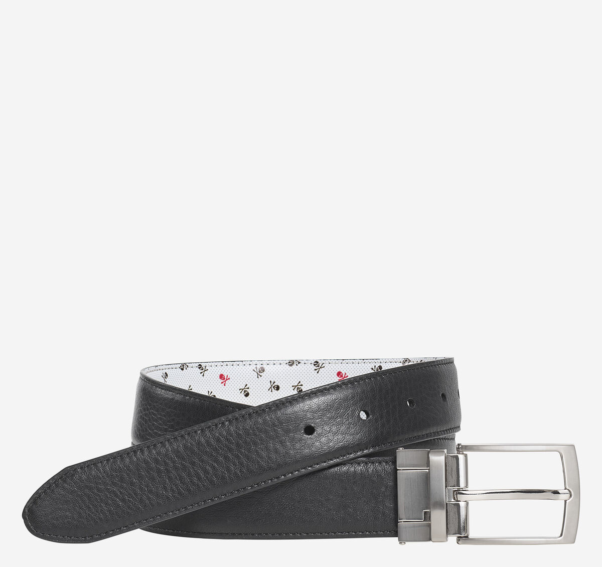 Reversible Printed Leather Belt image number null