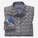 Interlocked Gears Print Shirt image number null