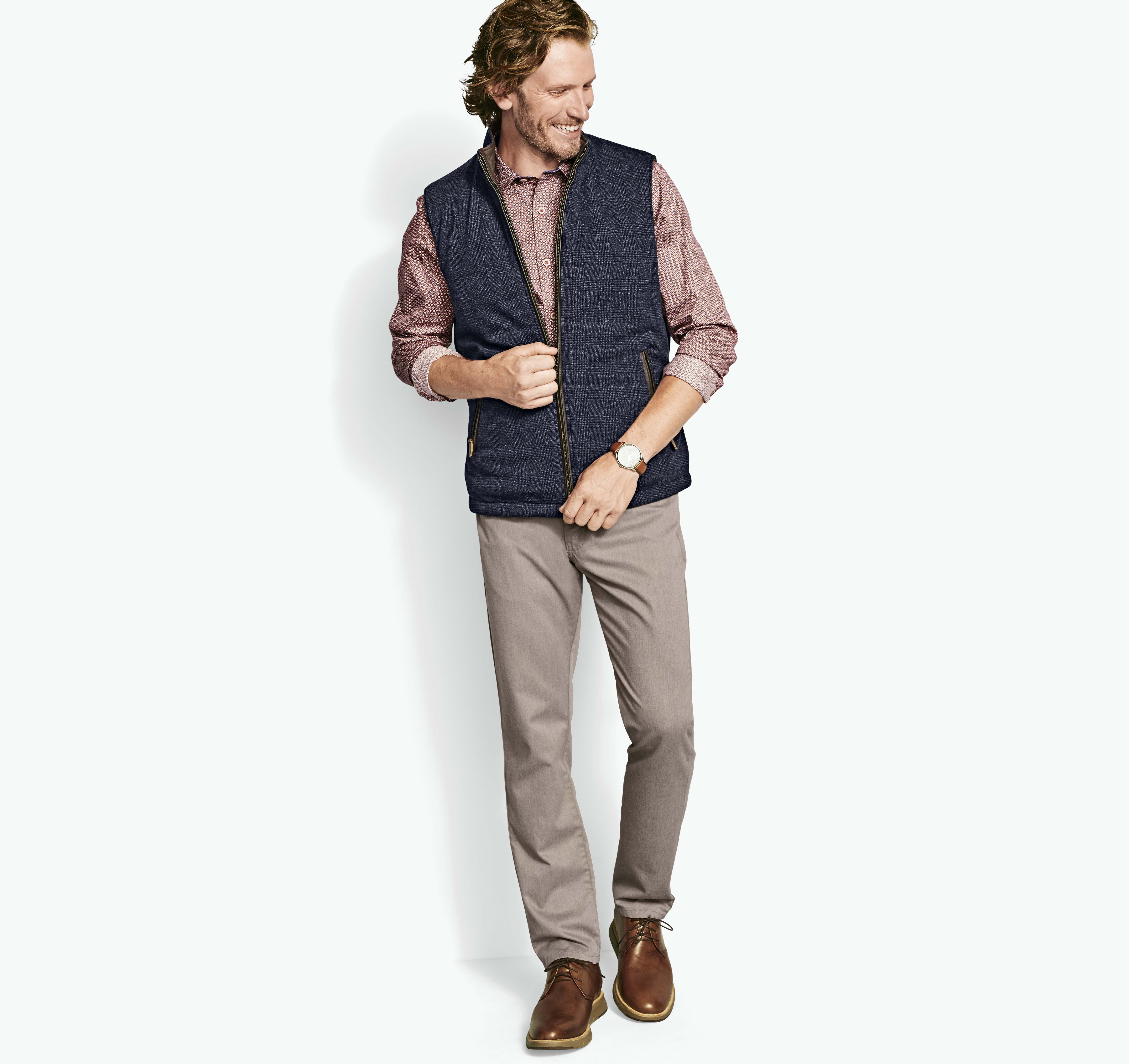 Men's Reversible Vest | Johnston & Murphy