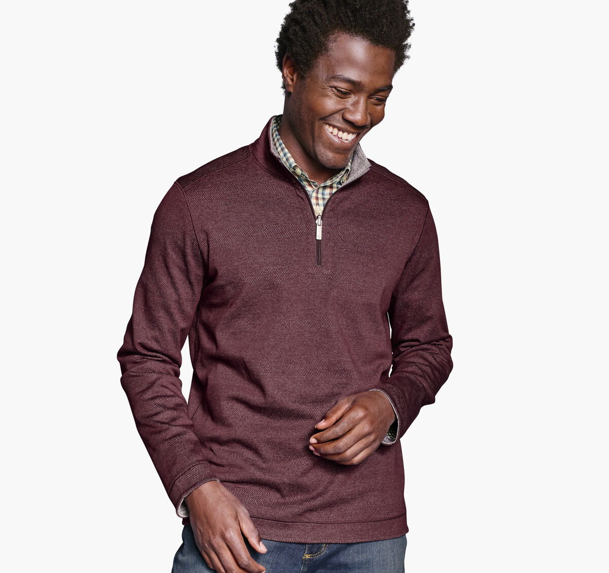 XC+&trade; Fusion Reversible Quarter-Zip image number null