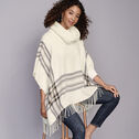 Knit-Collar Poncho image number null