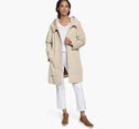 Trench with Pleated Hood image number null