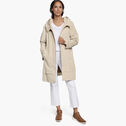 Trench with Pleated Hood image number null