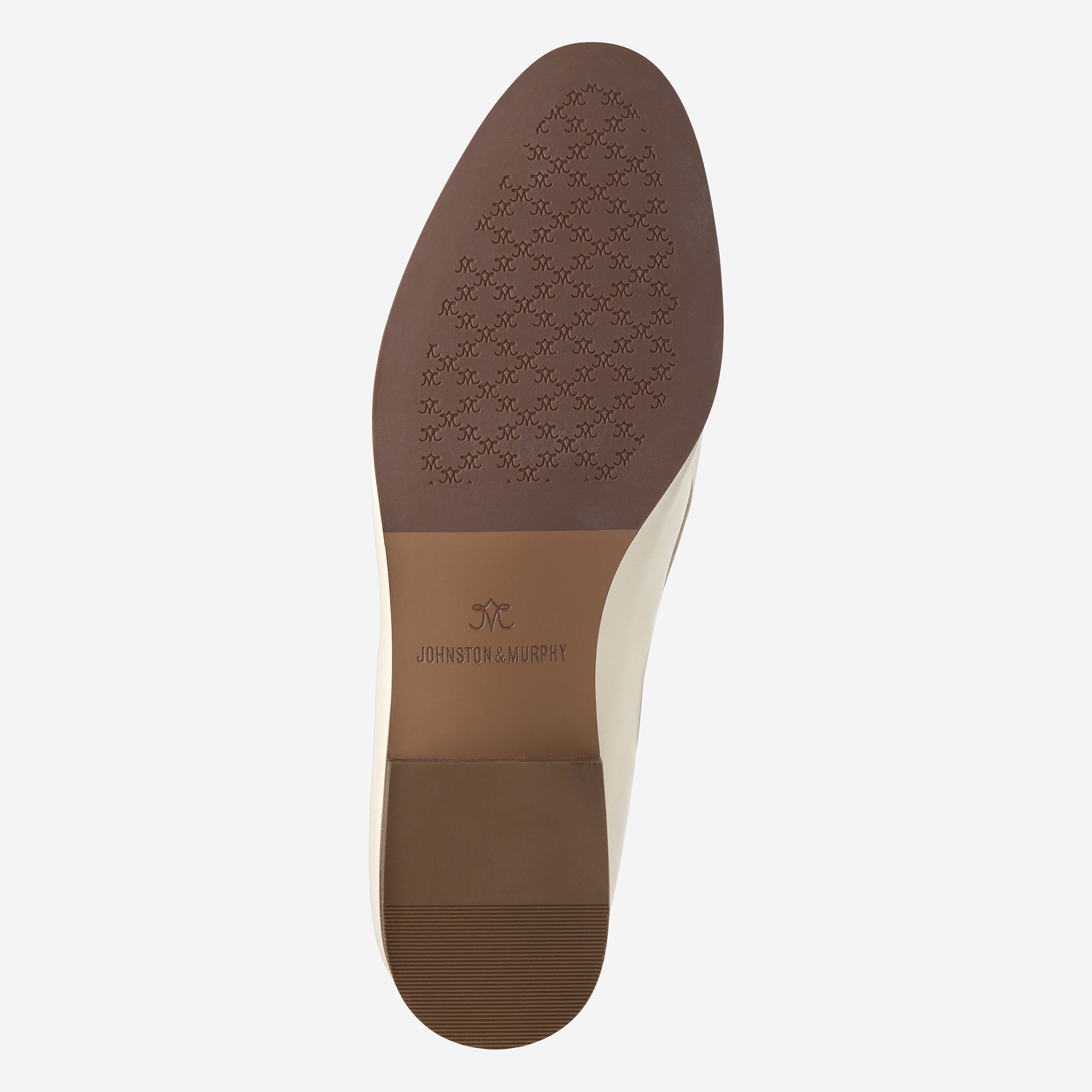 Women's Ali Woven Loafer in Bone Nappa Leather | Johnston & Murphy