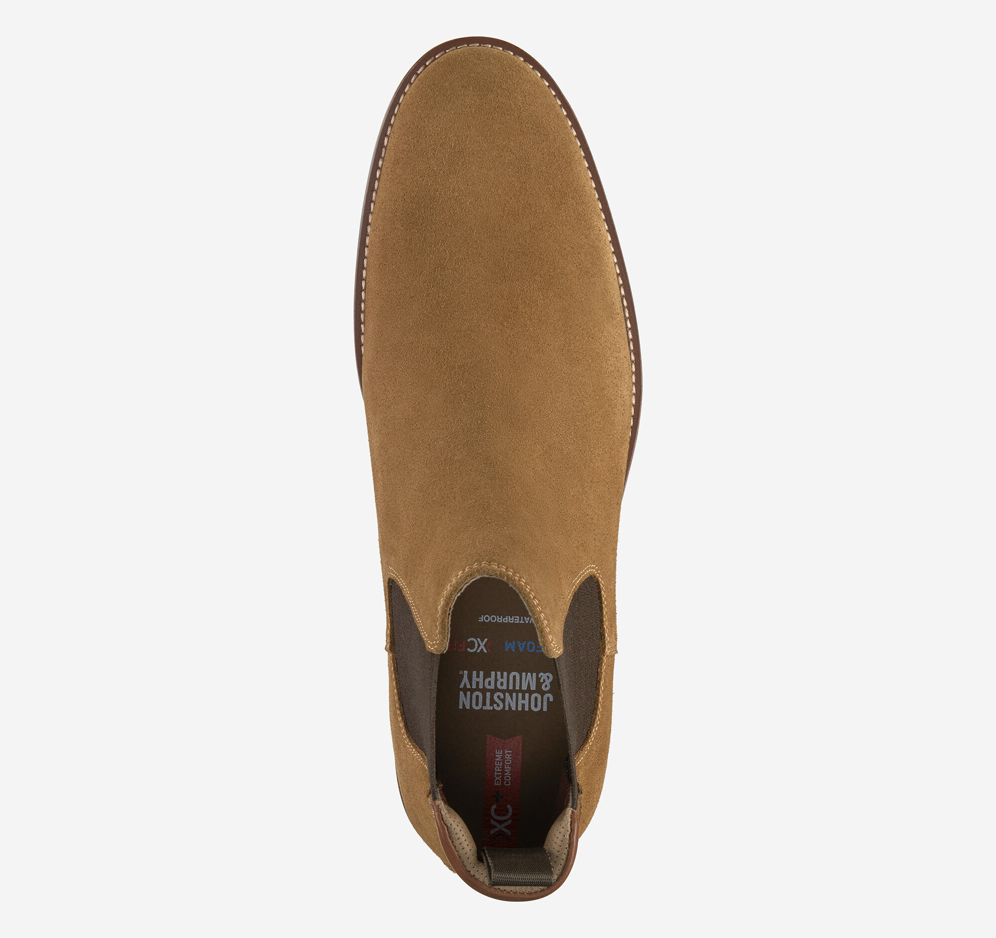 Men's XC+™ Durham Chelsea Boot in Snuff Waterproof Waxed Suede