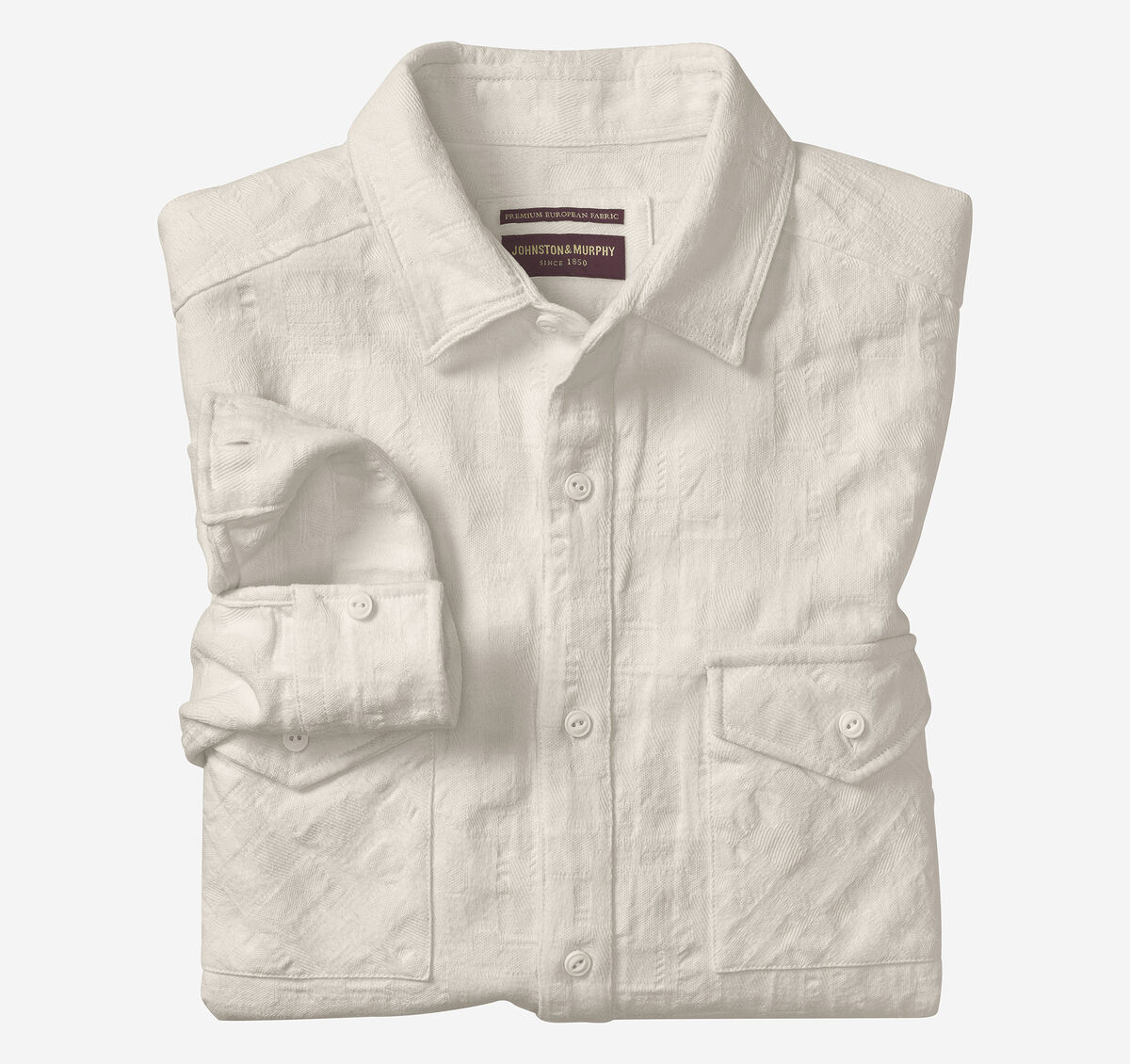 Textured Shirt Jacket image number null