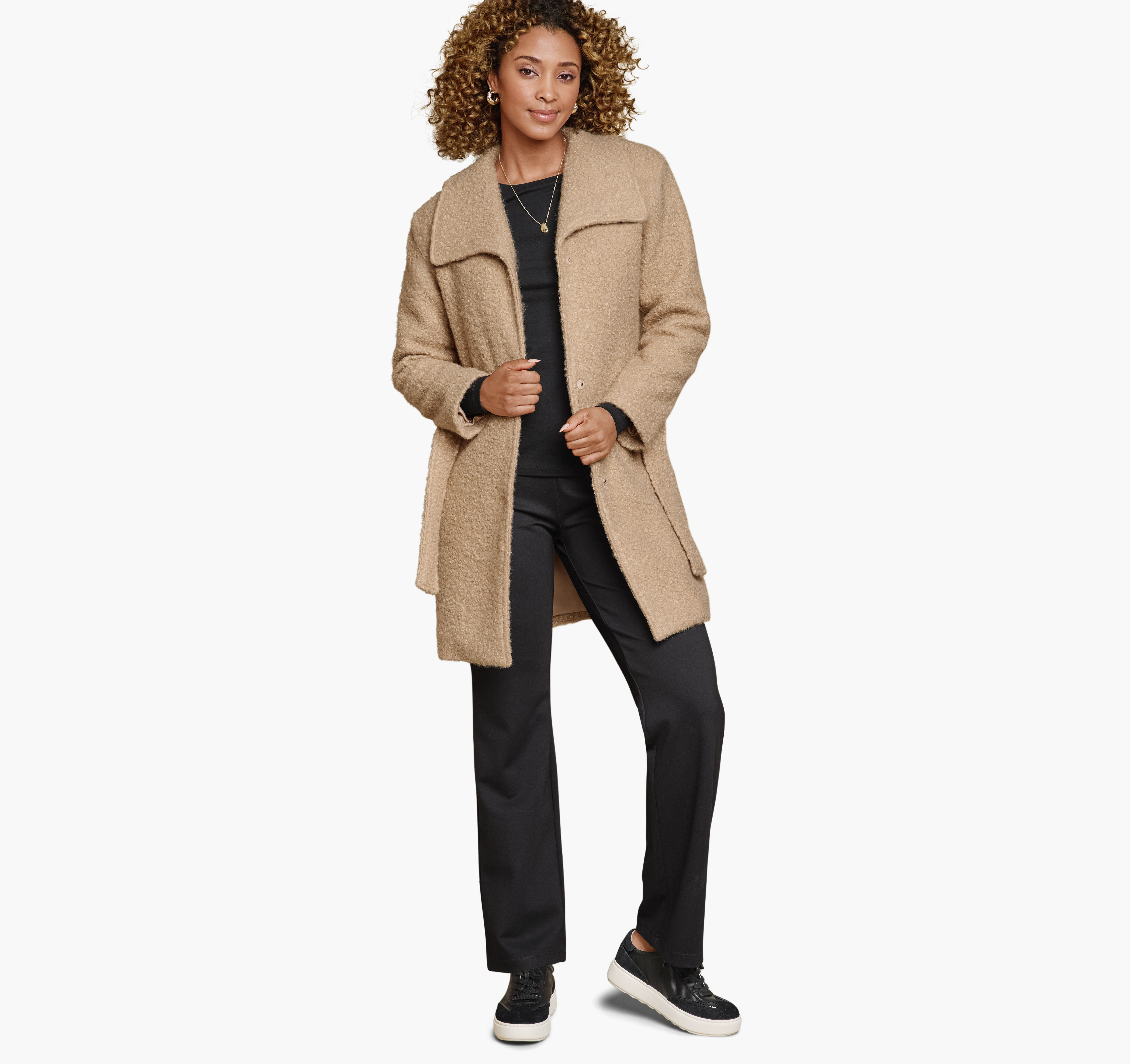 Women's Wrap Teddy Coat | Johnston & Murphy