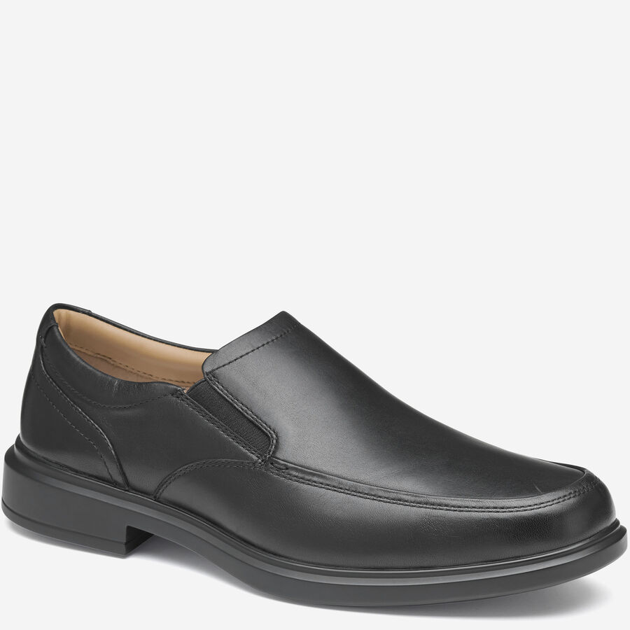 Men's XC4® Stanton Moc Venetian Loafer in Black Full Grain