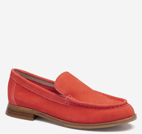 Gillian Loafer - Coral Suede