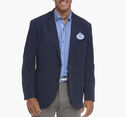 Men's Solid Knit Blazer image number null