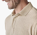 Quincy Ribbed Long-Sleeve Polo image number null