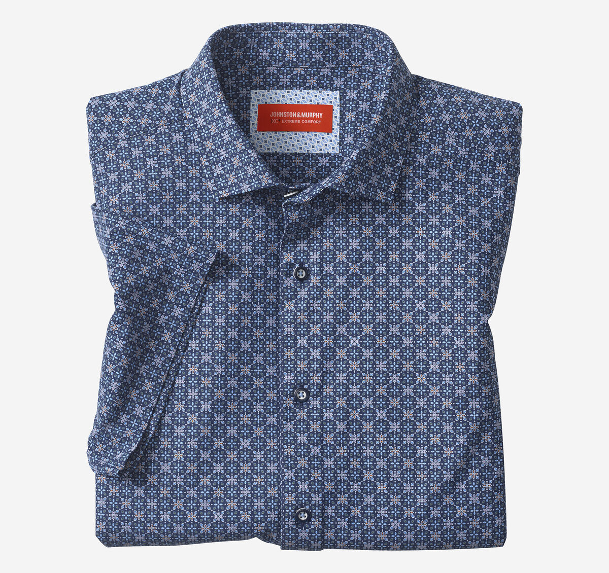 XC+&trade; Motion Short-Sleeve Print Knit Shirt image number null