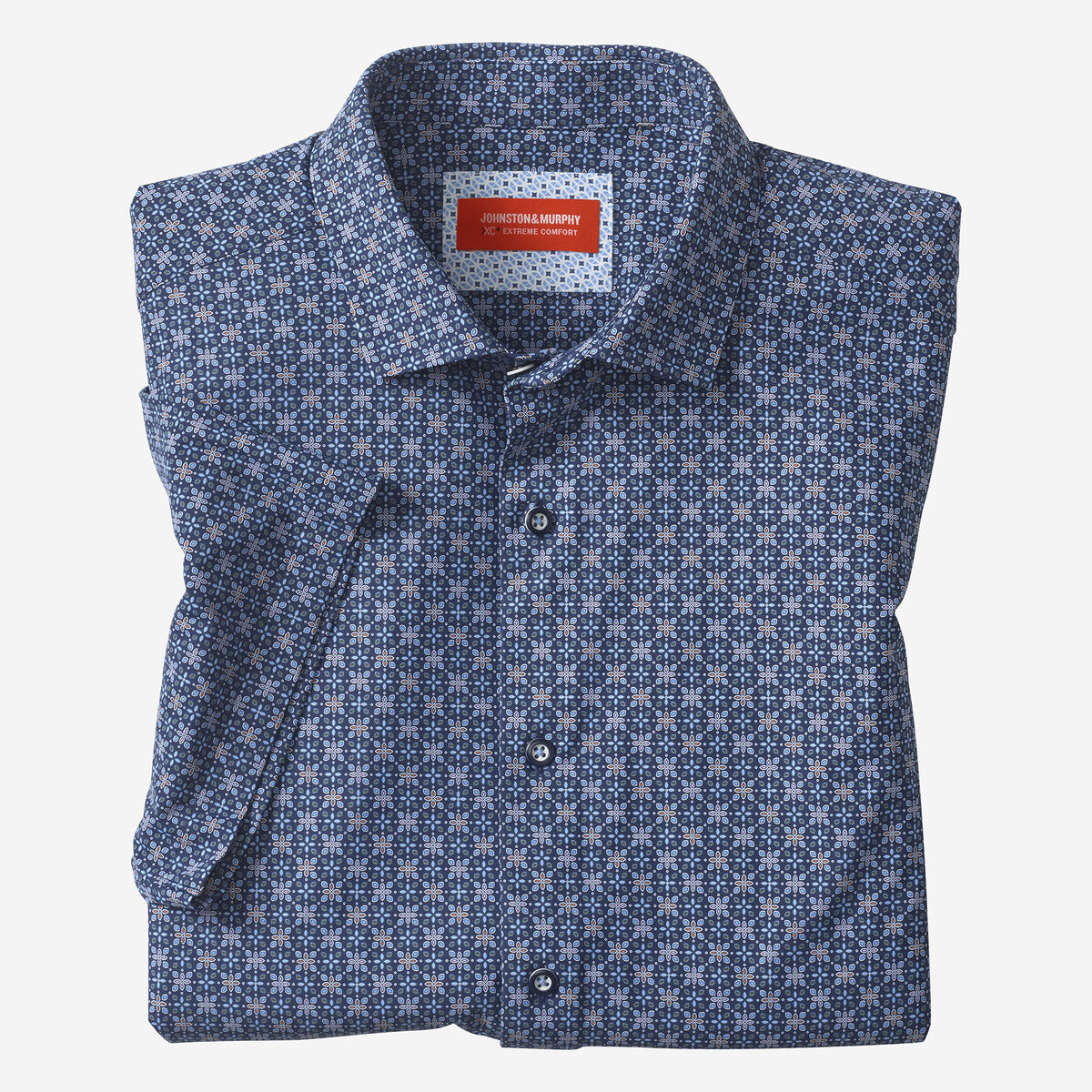 XC+&trade; Motion Short-Sleeve Print Knit Shirt image number null