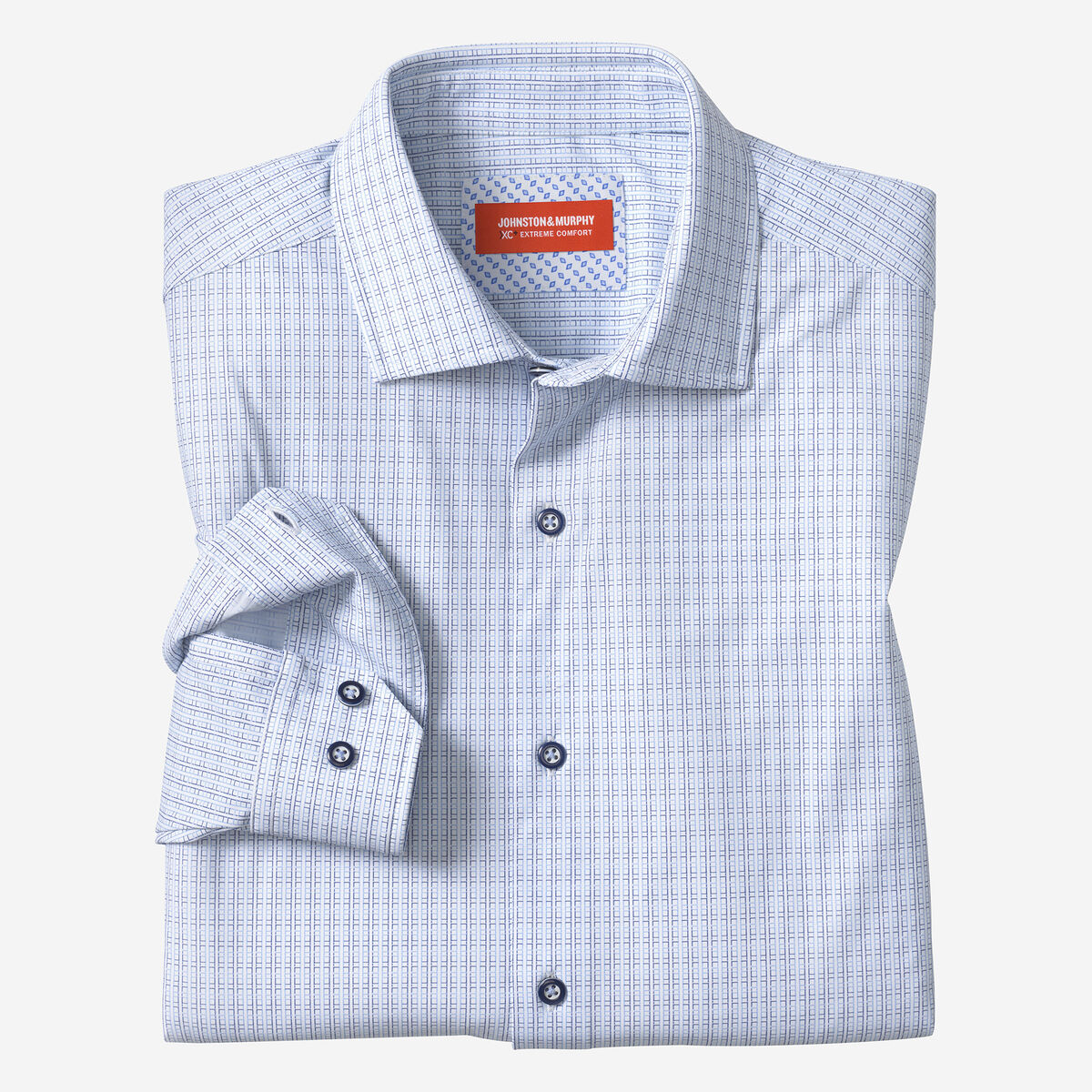 XC+&trade; Motion Long-Sleeve Dress Knit Shirt image number null