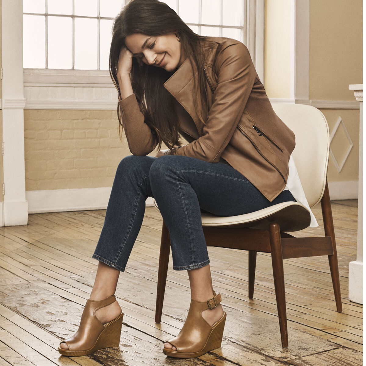 Mila Ankle Strap Wedge image number null