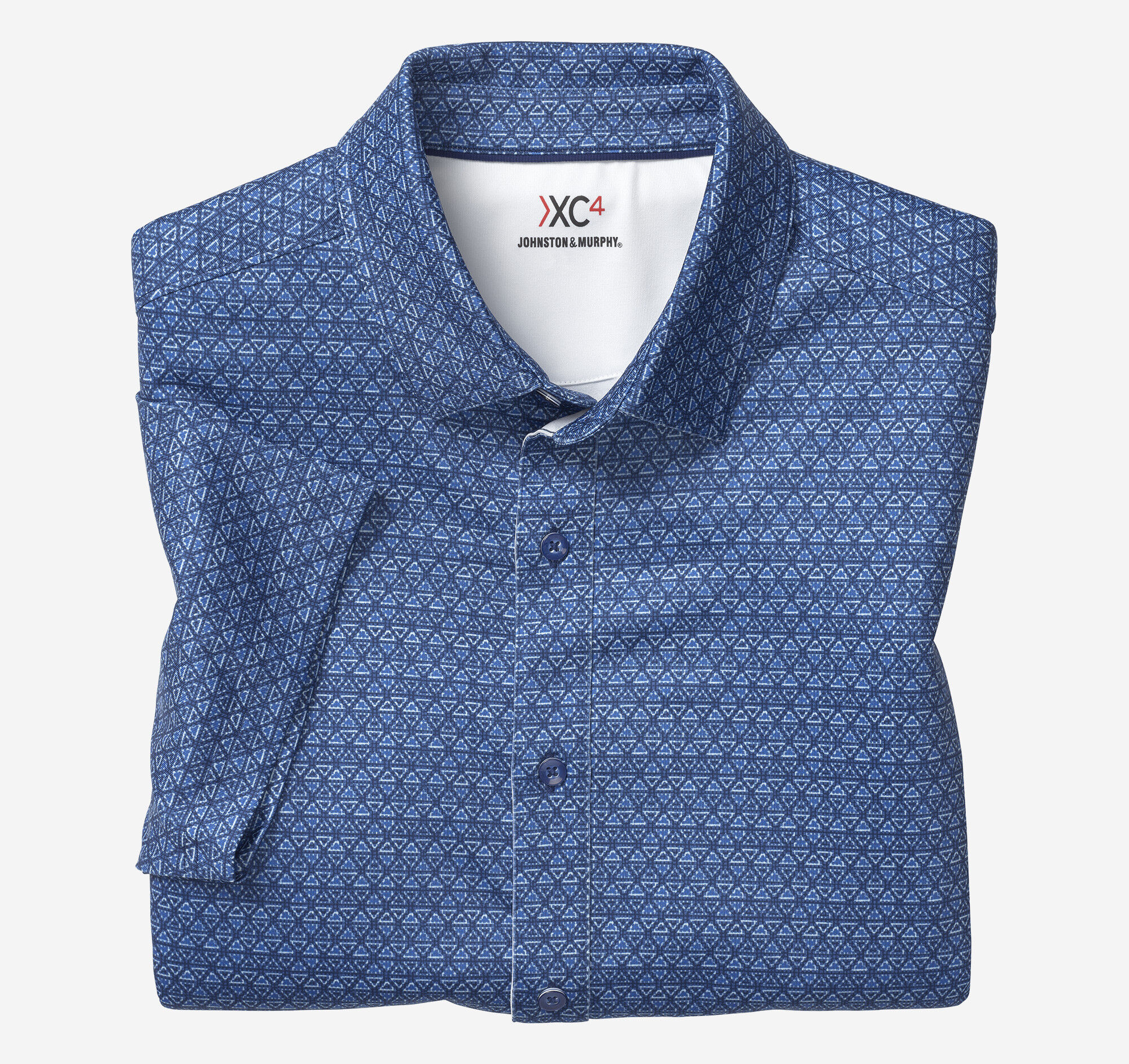 Men's XC4® Performance Knit Button-Front Shirt | Johnston & Murphy
