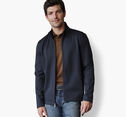 Textured Solid Full Zip image number null