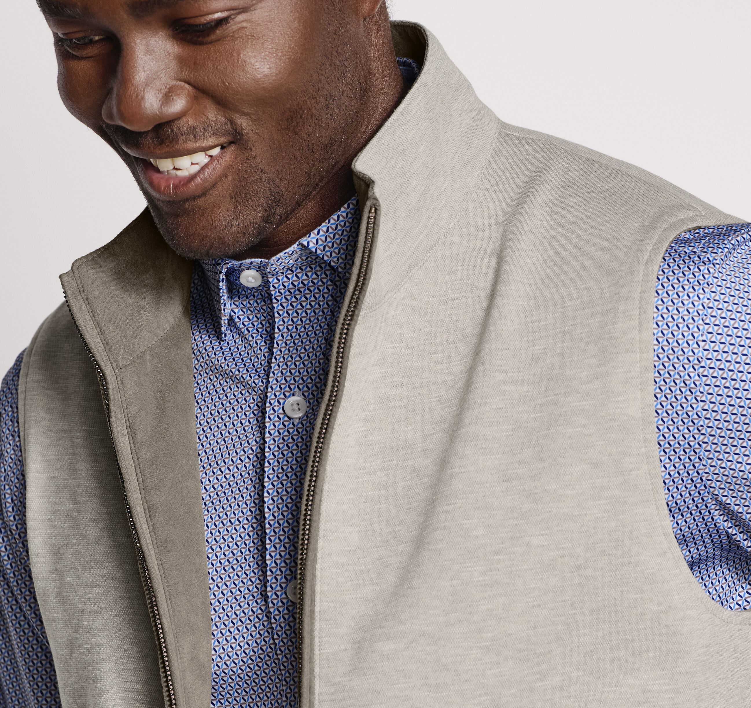 Faux-Suede Reversible Vest