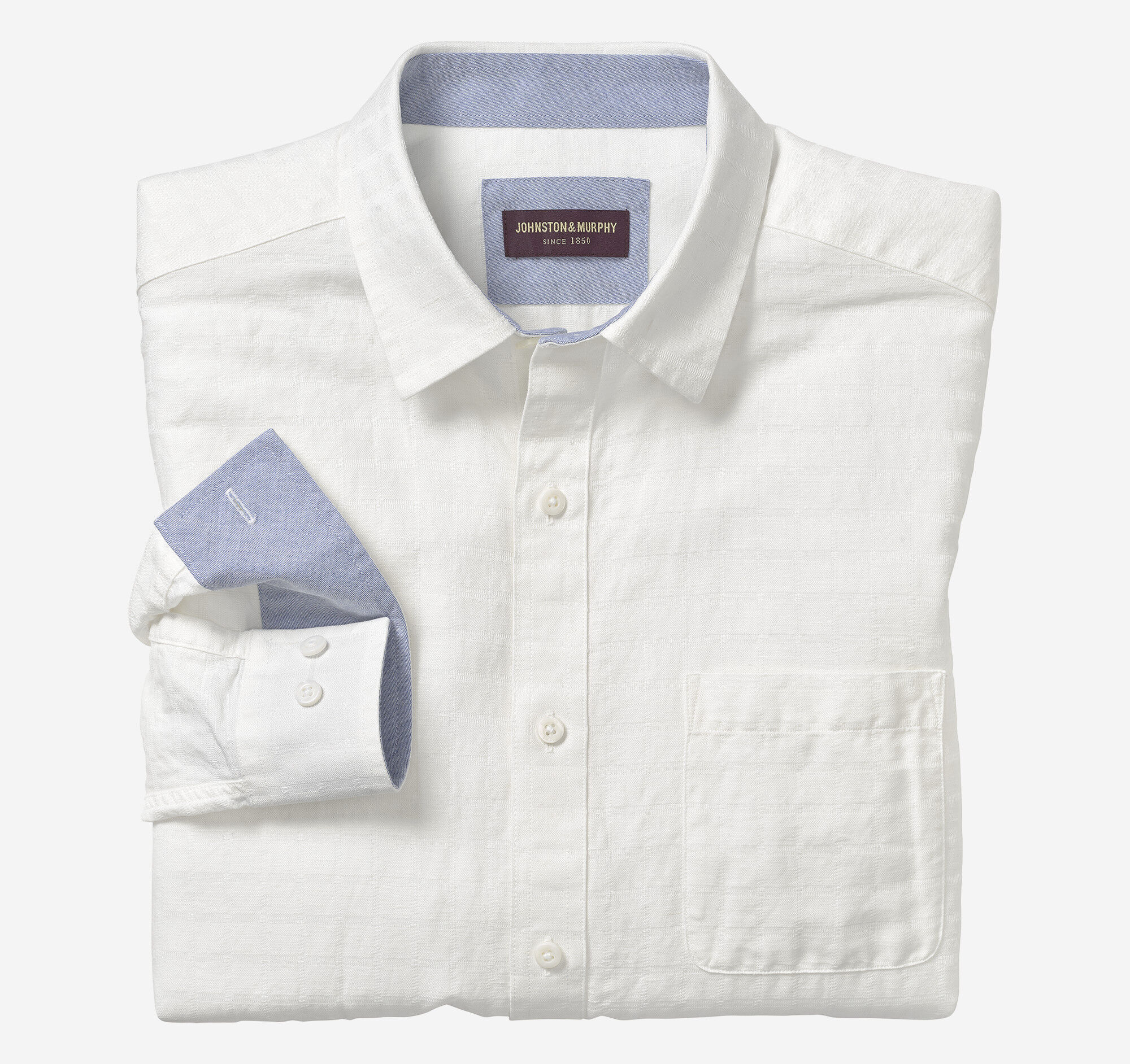 Washed Linen-Blend Shirt