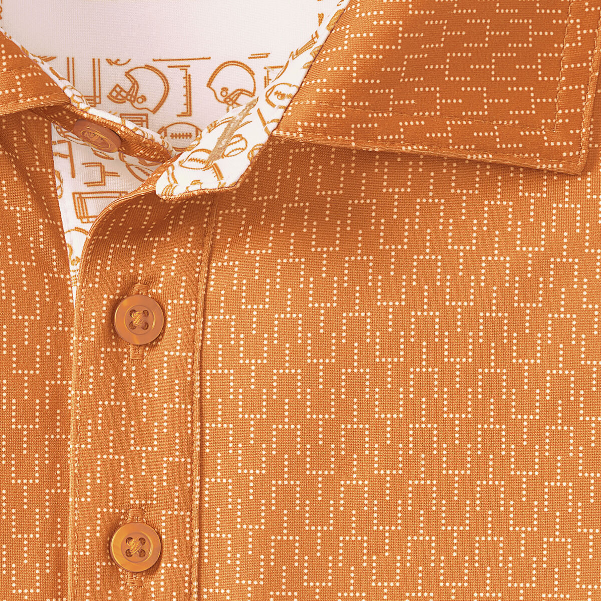 Game Day XC4® Goal Post Print Polo image number null