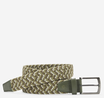 Woven Stretch-Knit Belt