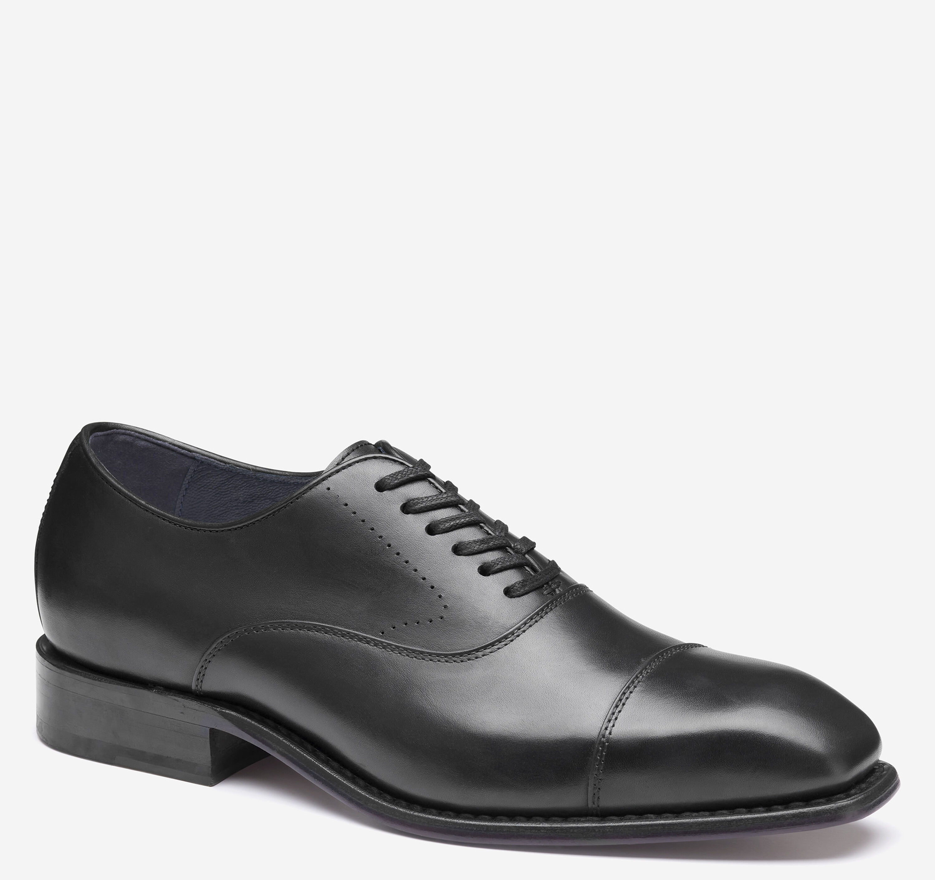 mens black cap toe dress shoes Johnston & Murphy Men's Ashton - Size:56 Regular Jacket cushioned feel KLKL Social Ruched Sequin Asymmetrical