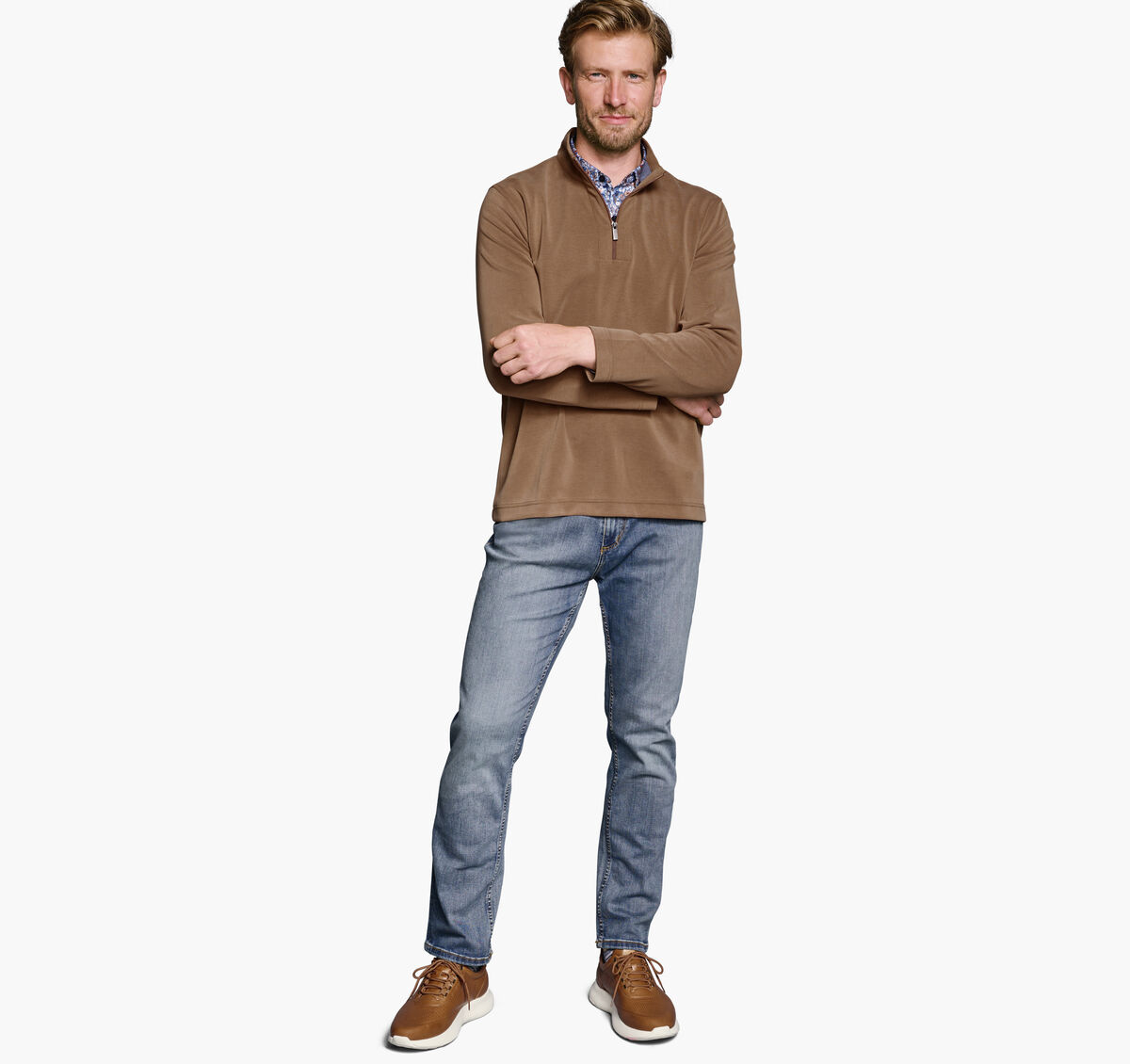 Vintage Washed Quarter-Zip image number null
