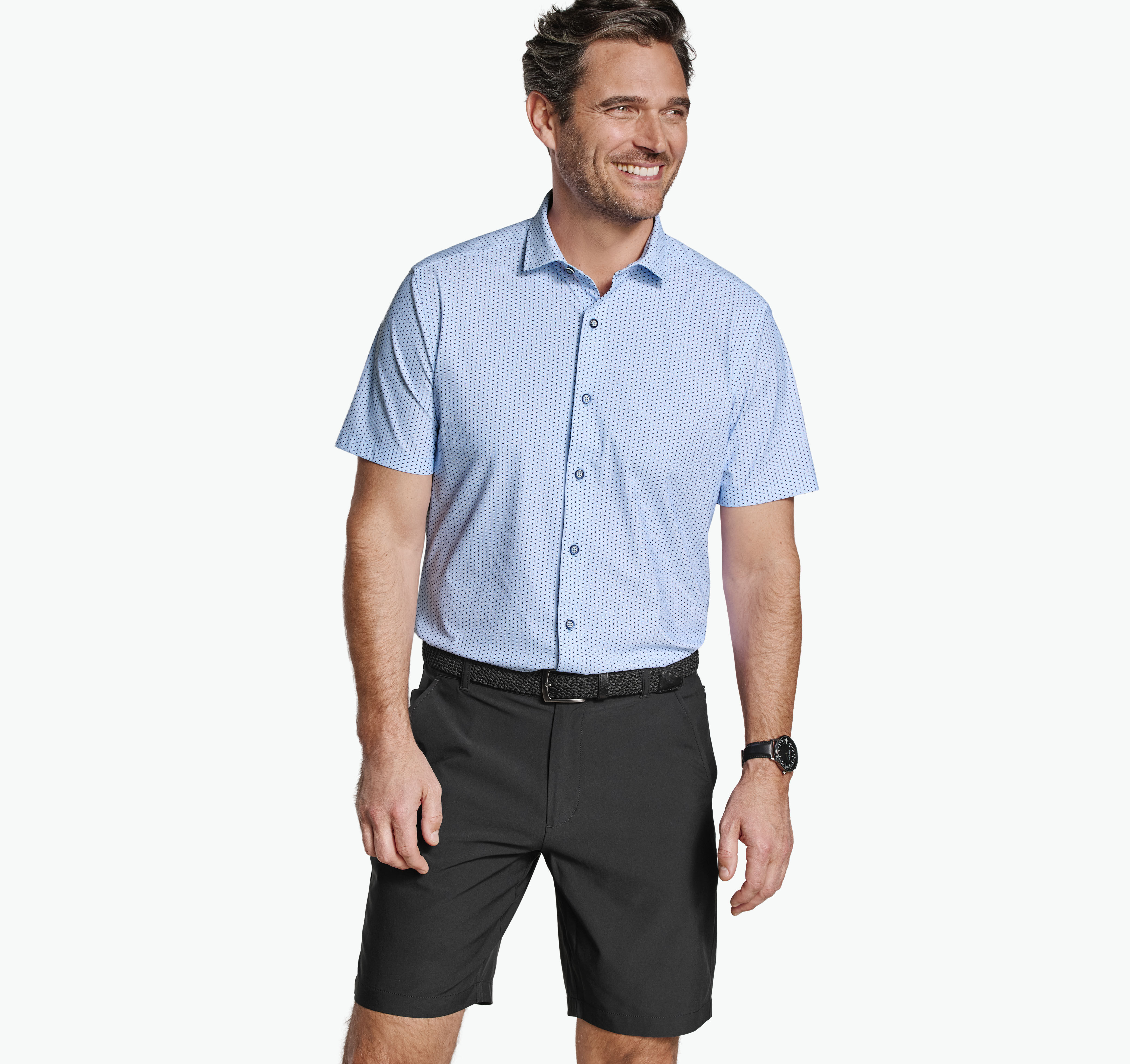 XC+™ Motion Short-Sleeve Print Knit Shirt
