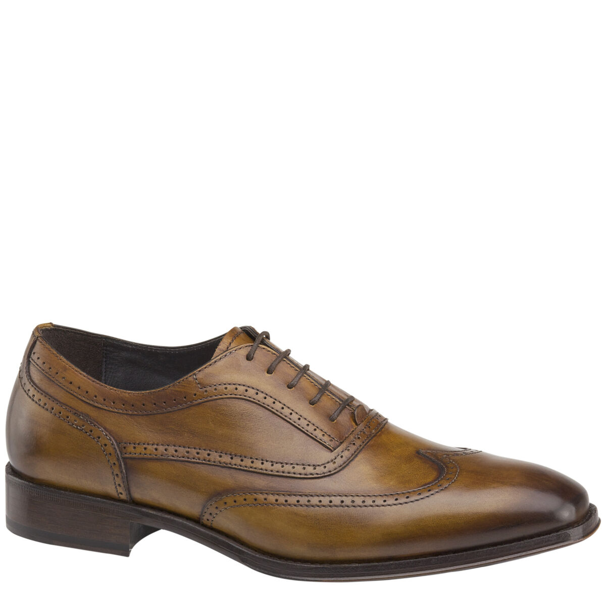 Johnston & Murphy Wingtips Mahogany Lace-up Oxford Johnston & Murphy Upton Plain Toe in Mahogany Full Grain  main image 3