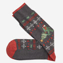 Pima Cotton Holiday-Themed Socks image number null