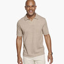 Basketweave V-Neck Polo image number null