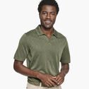 Vintage Slub V-Neck Polo image number null