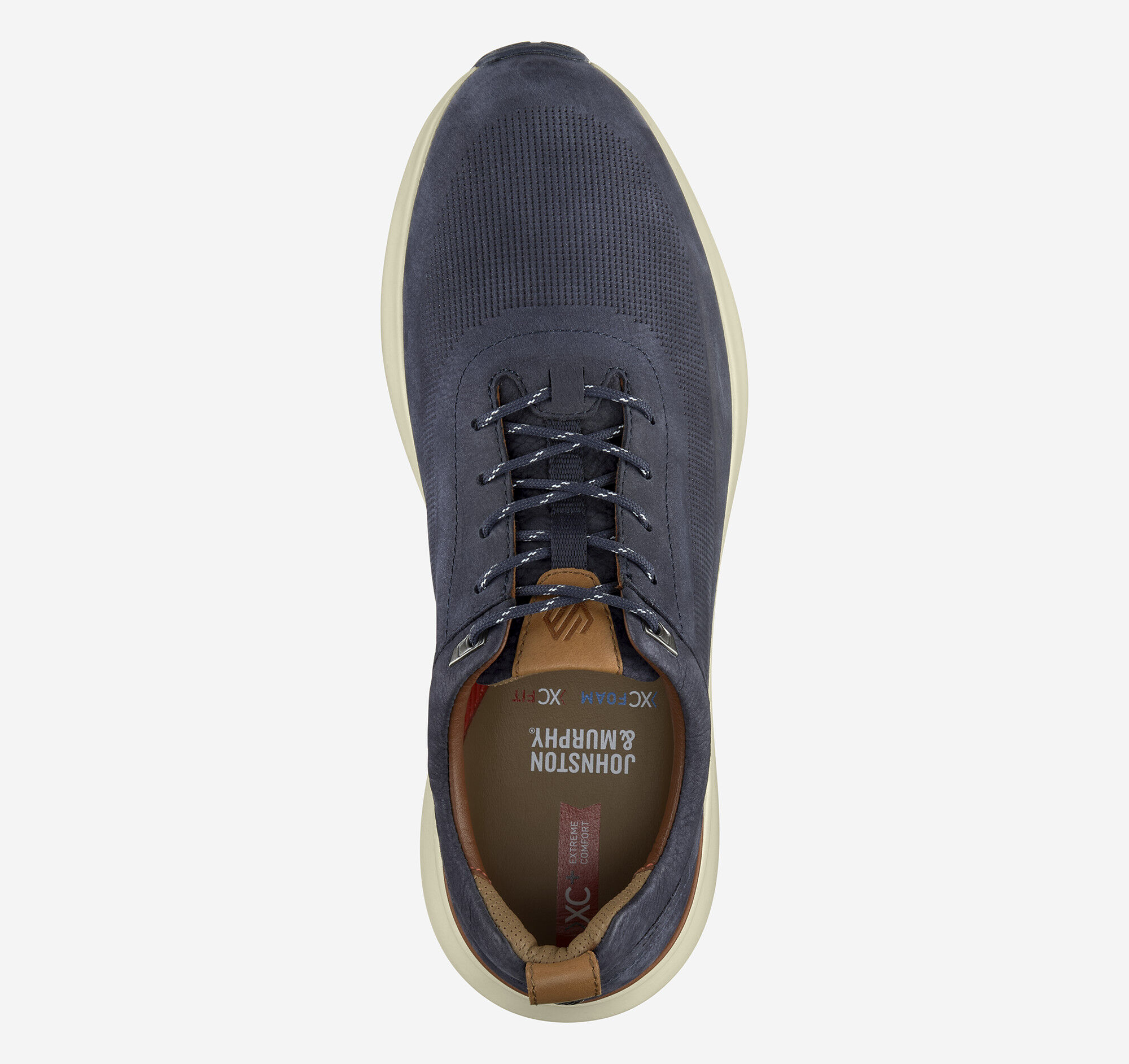Men's XC+™ Declan U-Throat in Navy Waterproof Nubuck | Johnston