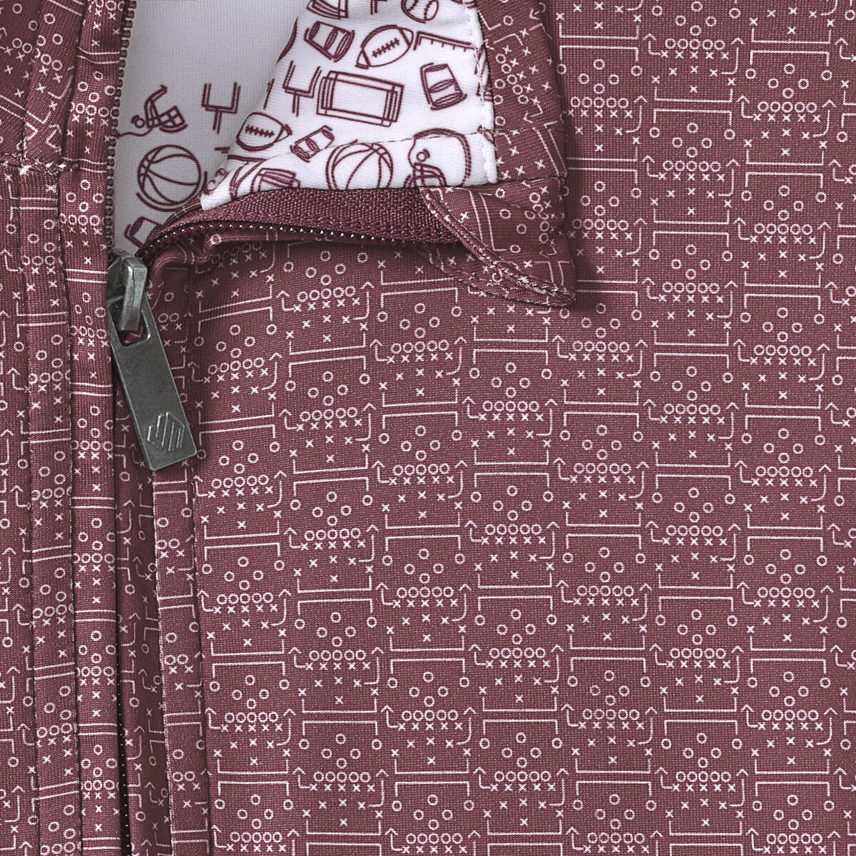 Game Day XC4® Plays Print Quarter-Zip image number null