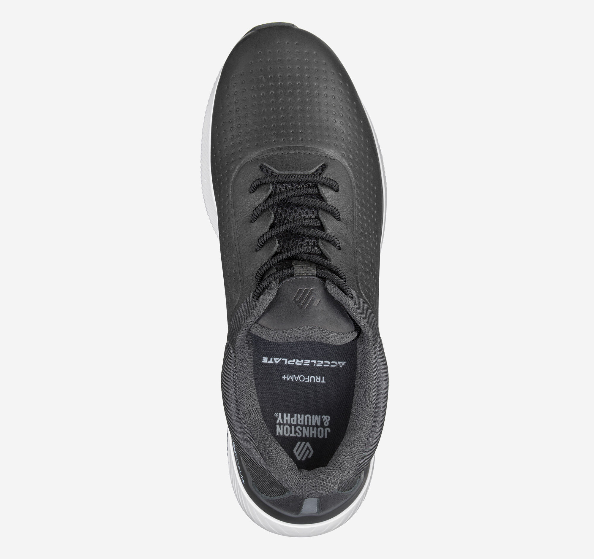 Men's Miles U-Throat in Black Full Grain | Johnston & Murphy