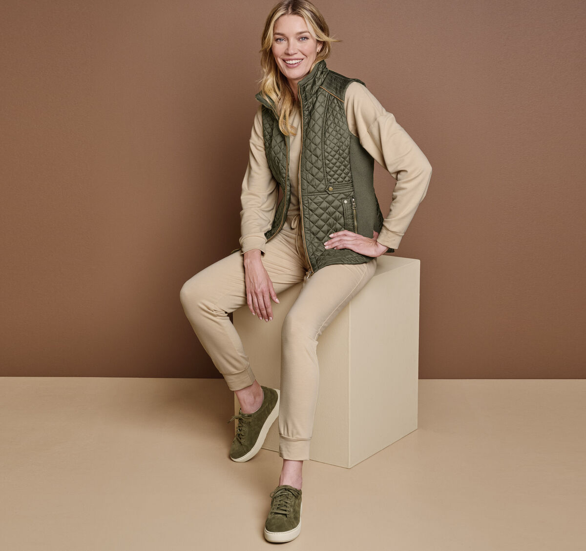Quilted Vest image number null