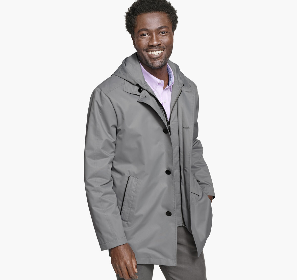 Upton Water-Resistant Raincoat image number null
