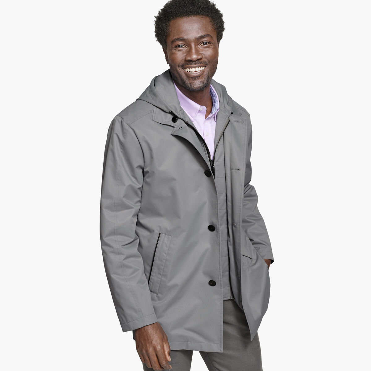 Upton Water-Resistant Raincoat image number null