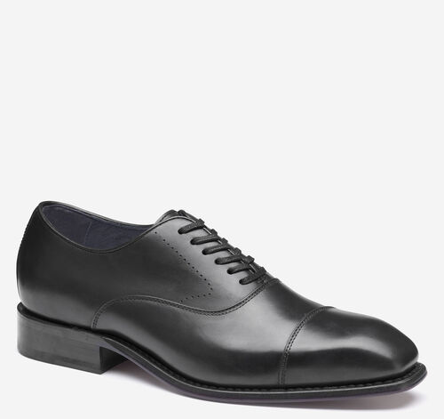 Ashton Cap Toe - Black Full-Grain Leather