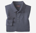 Quincy Ribbed Long-Sleeve Polo image number null