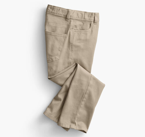 Boys Five-Pocket Pants - Khaki