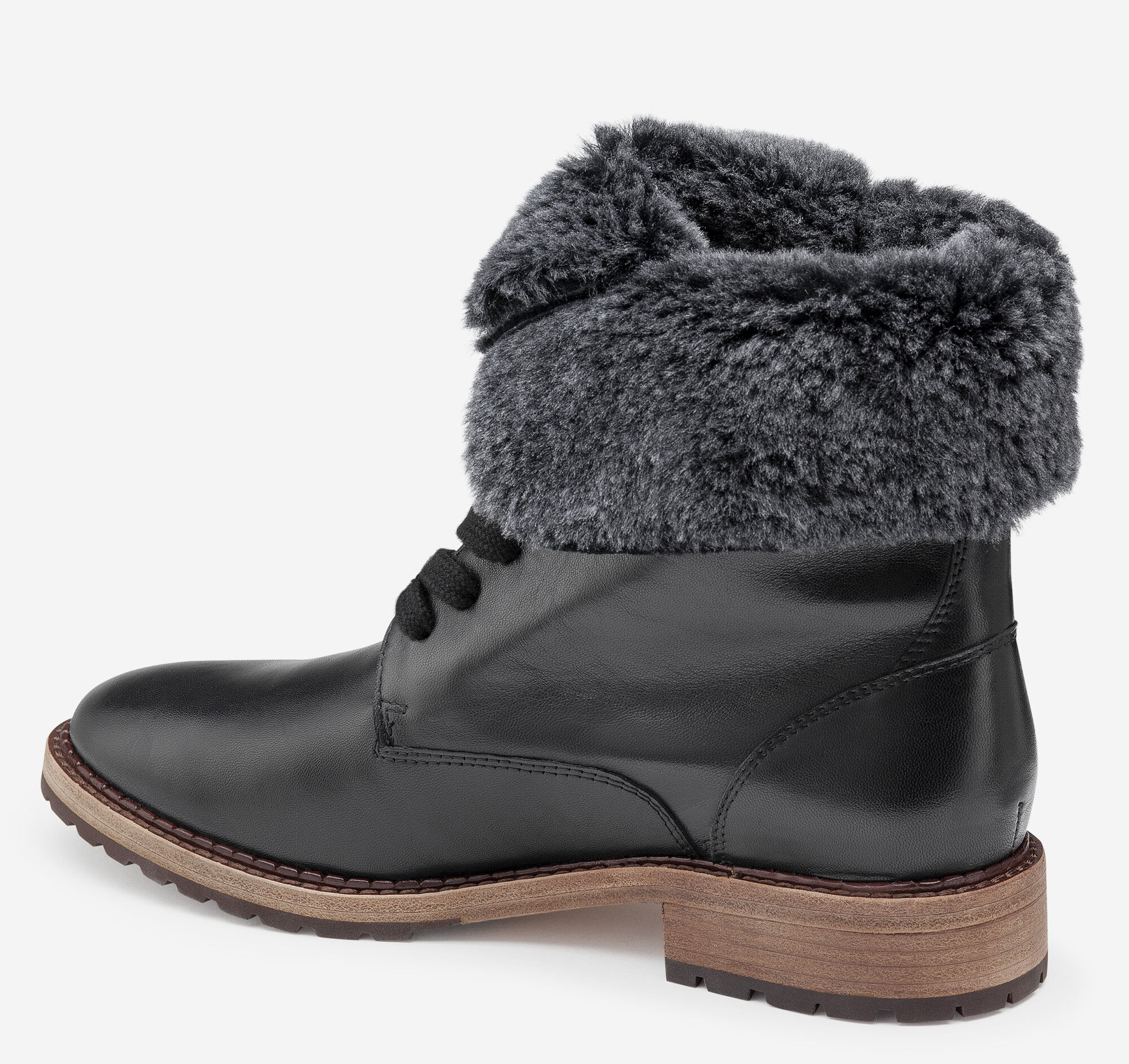 johnston and murphy shearling boot
